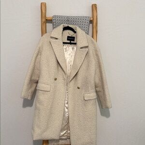 BCBGMaxAzria Cream Teddy Jacket